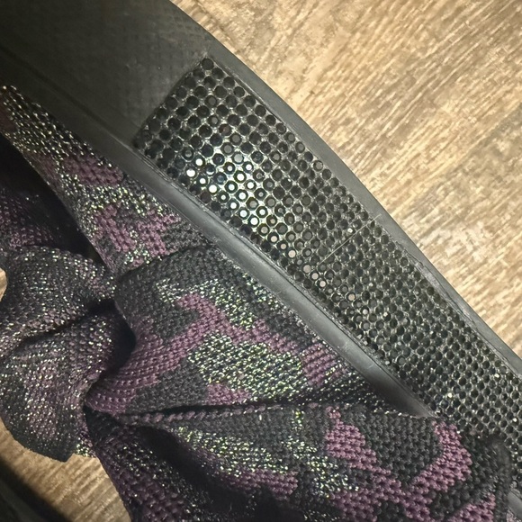 bernie mev. Size 9.5 (40) “Sparkle Serenity” Women's Purple and Black Shoes MINT - Picture 9 of 16